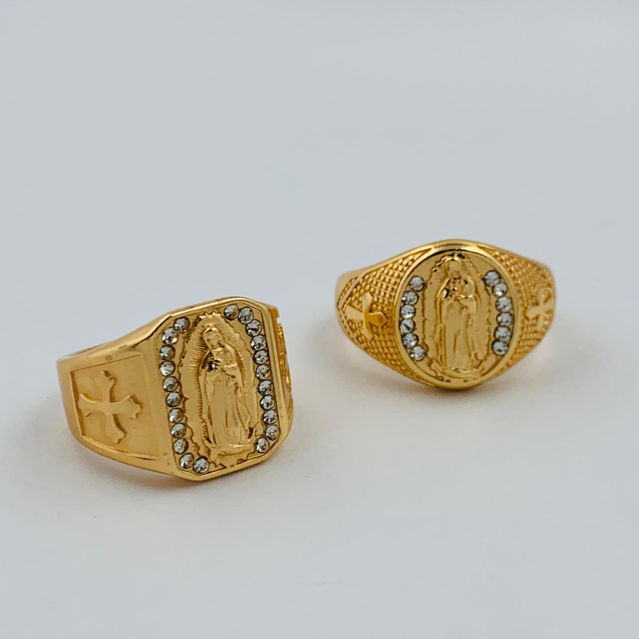 Anillo Virgen de Guadalupe · Acero 316L